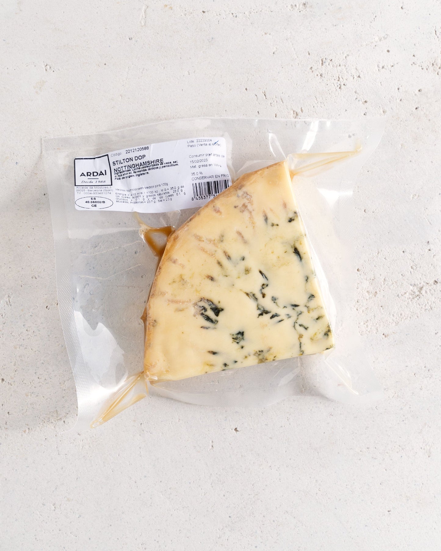 queso blue stilton cuña