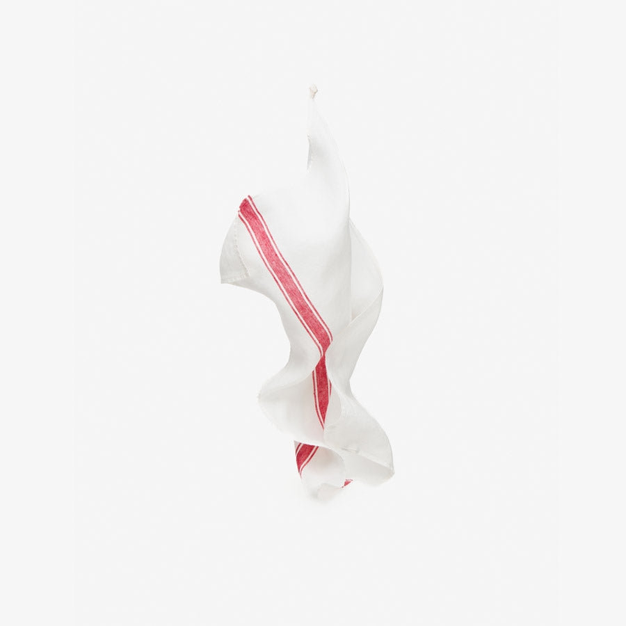 Paño de cocina blanco/rojo Vivario