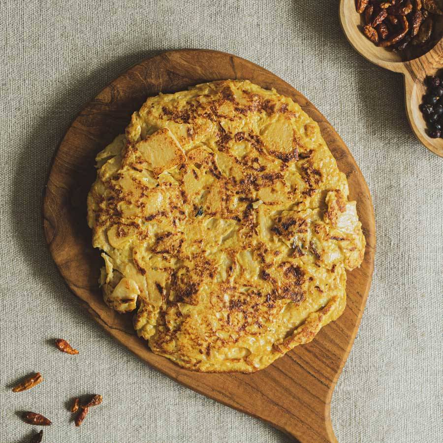 Tortilla de patatas con cebolla  400 g
