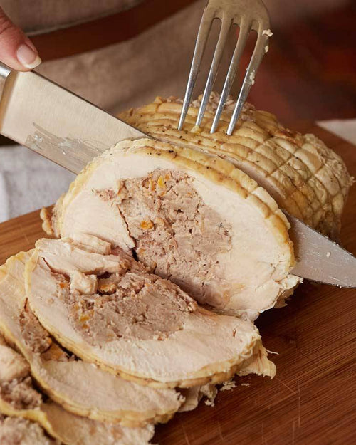 Pularda rellena y asada 6 raciones