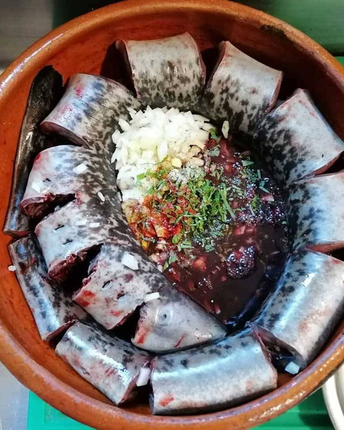 Lamprea al estilo de Arbo Rte. Os Pirus