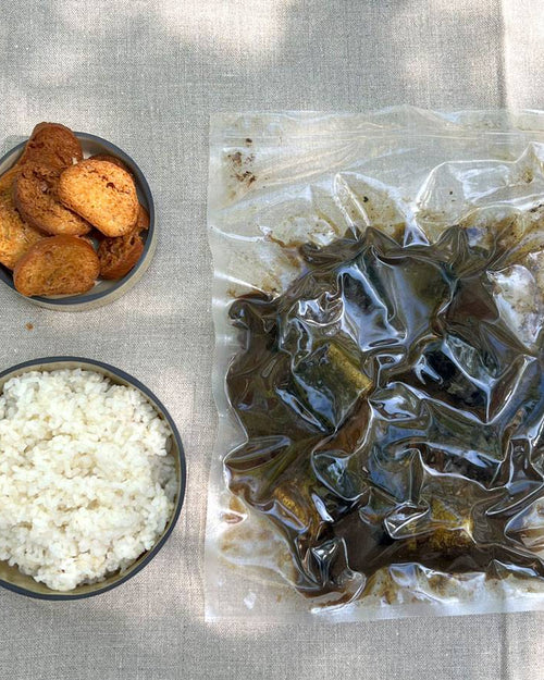 Lamprea al estilo de Arbo Rte. Os Pirus