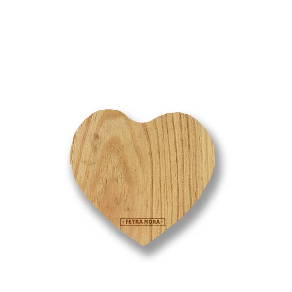 Tabla corazón 18x18x2 cm