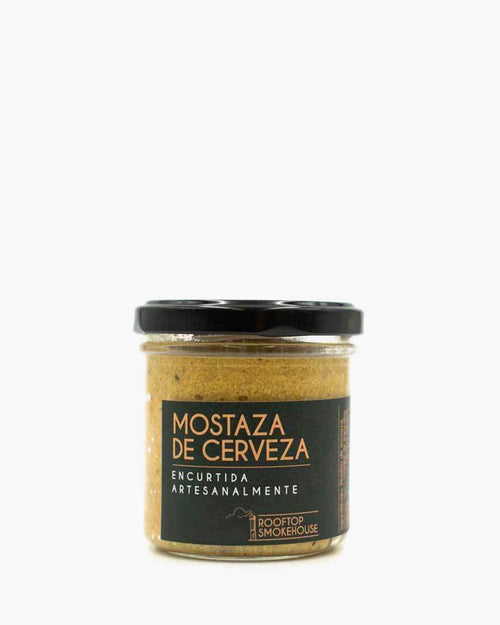 Mostaza de cerveza Rooftop Smokehouse 140 g