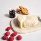 Cesta San Valentín con queso