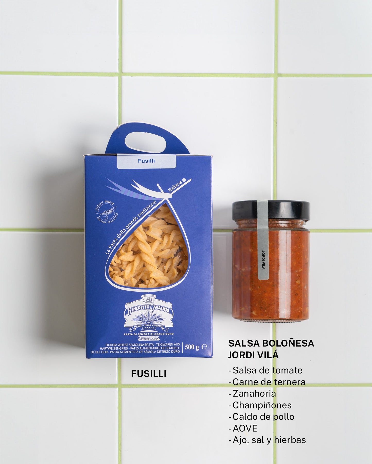 Kit fusilli boloñesa