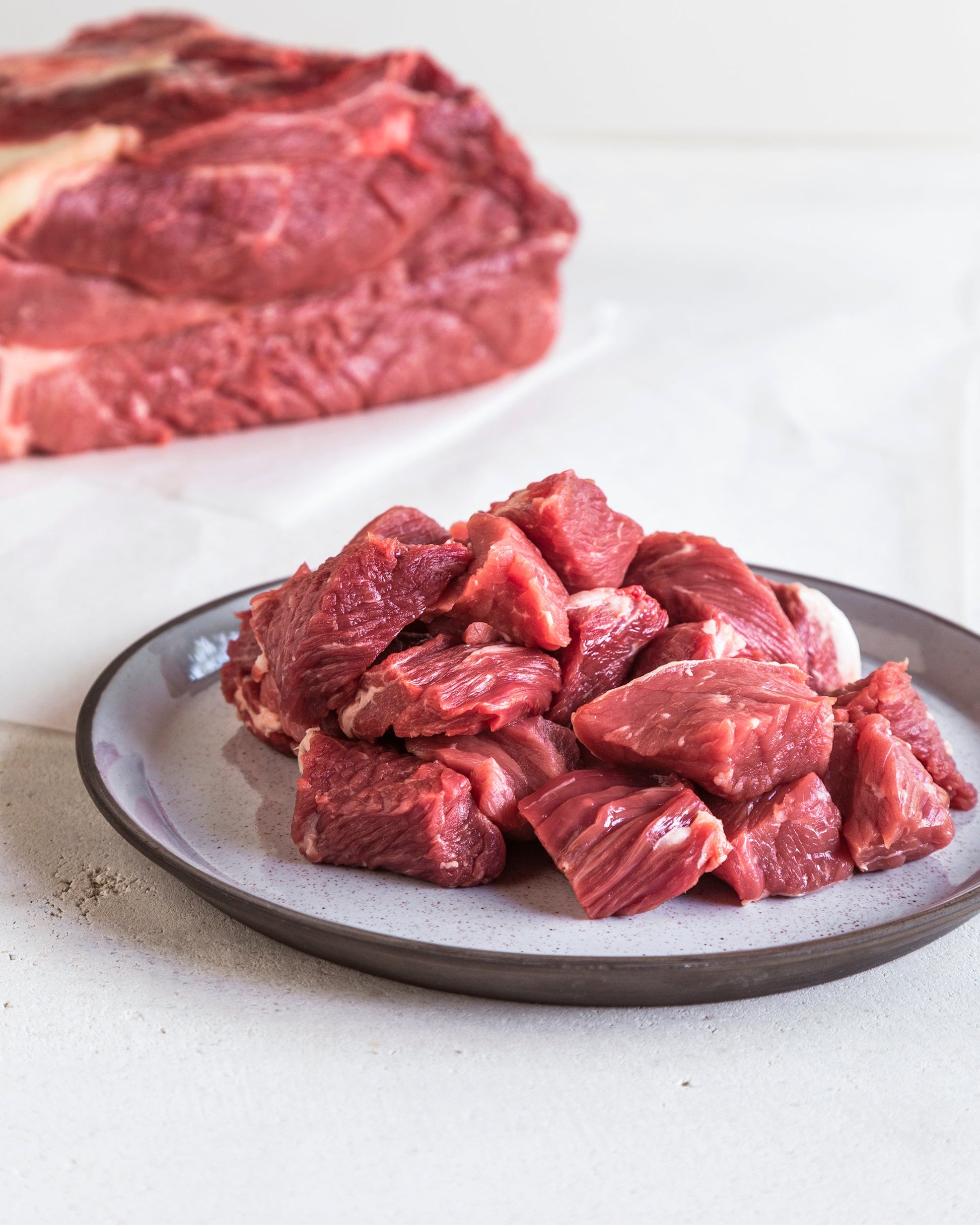 Aguja de ternera en tacos