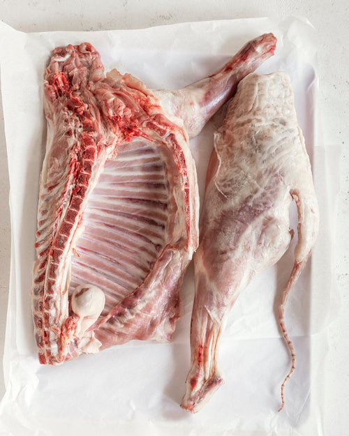 Cordero Lechal fresco media pieza