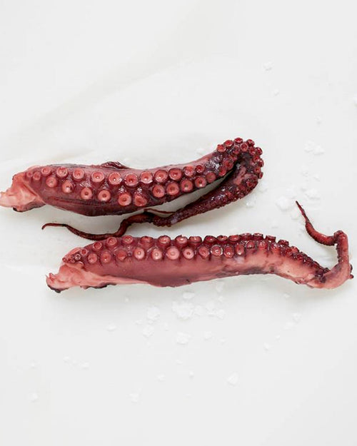 Patas de pulpo cocido al vapor