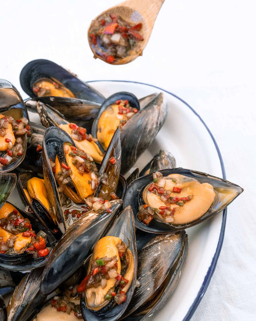 Mejillón gordo cocido en su jugo 500 g