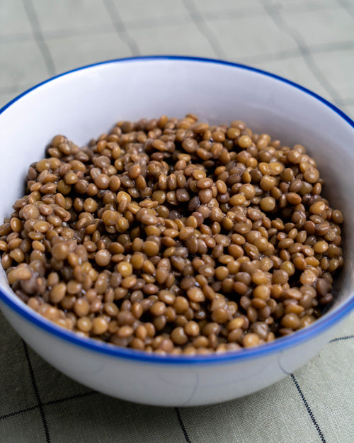 Lenteja pequeña cocida 350 g