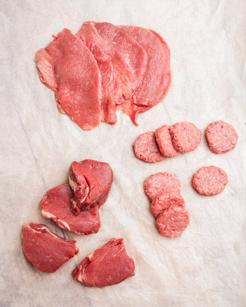 pack de carne para niños