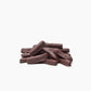 Palitos de jengibre cubiertos de chocolate negro