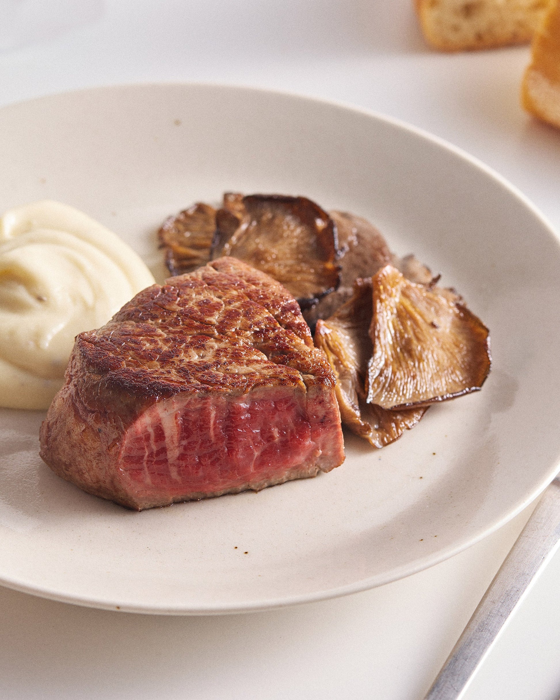 solomillo de ternera con setas