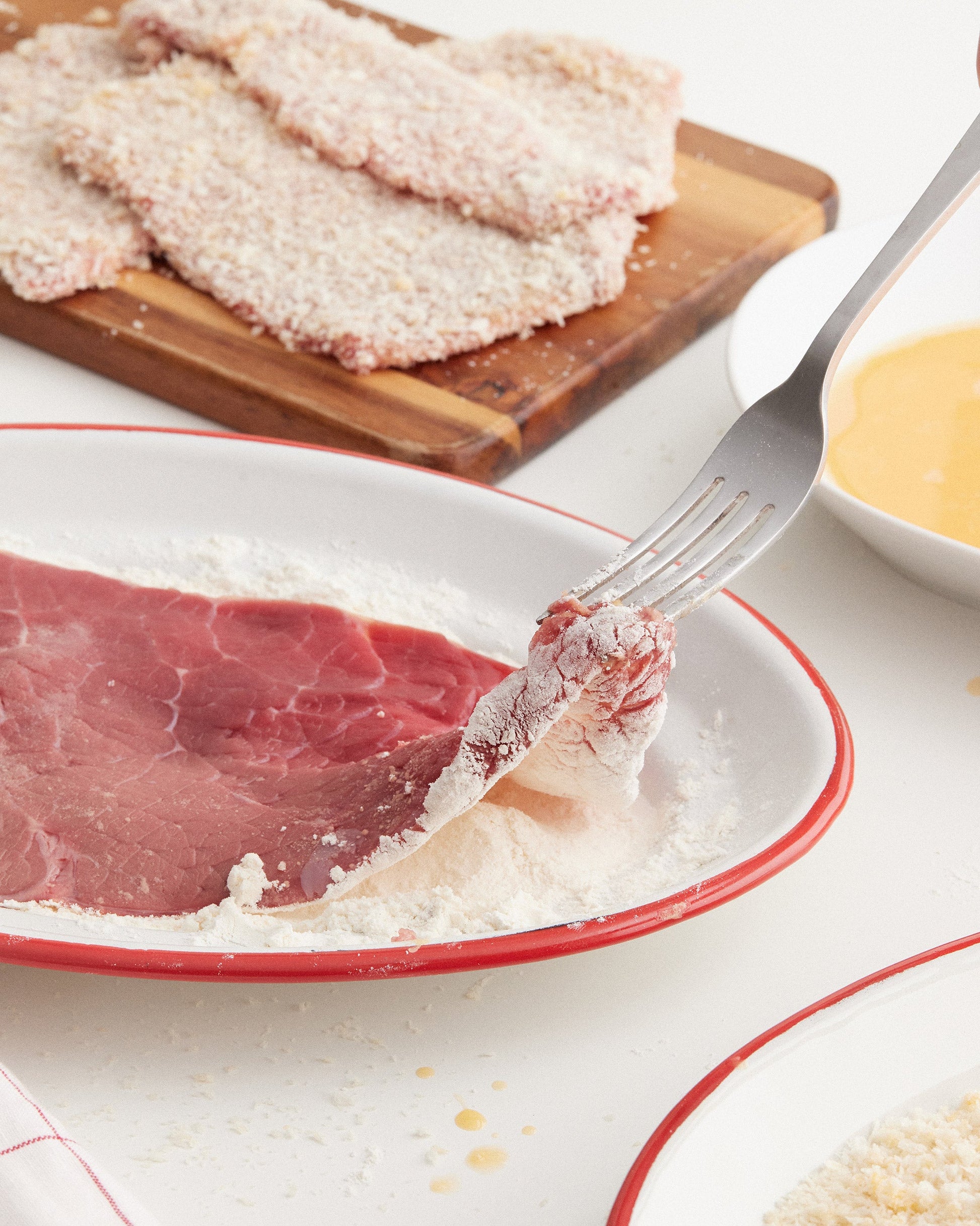 filete de ternera empanado