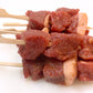 Brocheta de ternera cajún