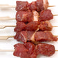 Brocheta de ternera cajún