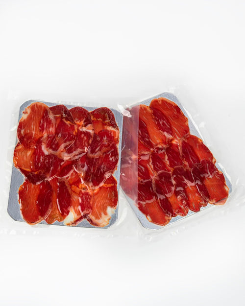Lomo bellota 100% Iberico cortado a mano estuche 50 + 50 g