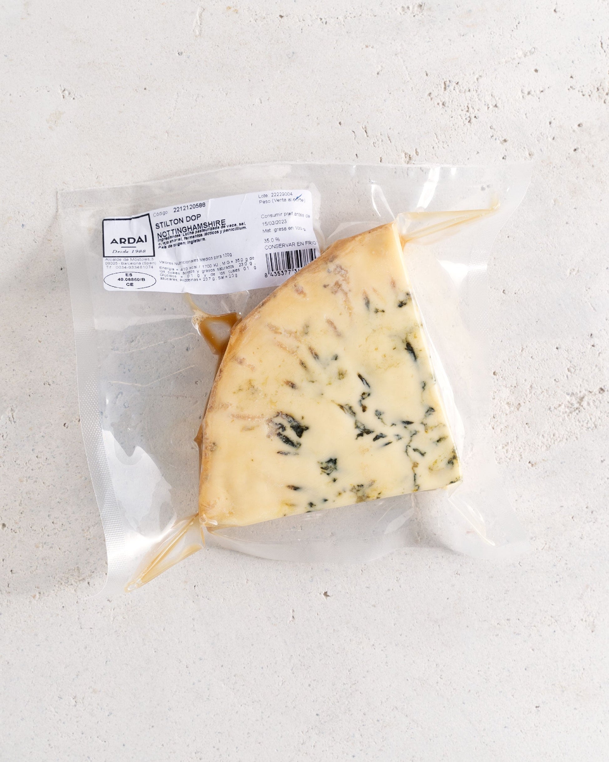 queso blue stilton cuña