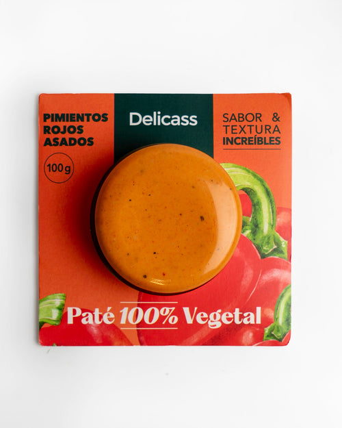 Paté vegetal con pimientos asados 100 g