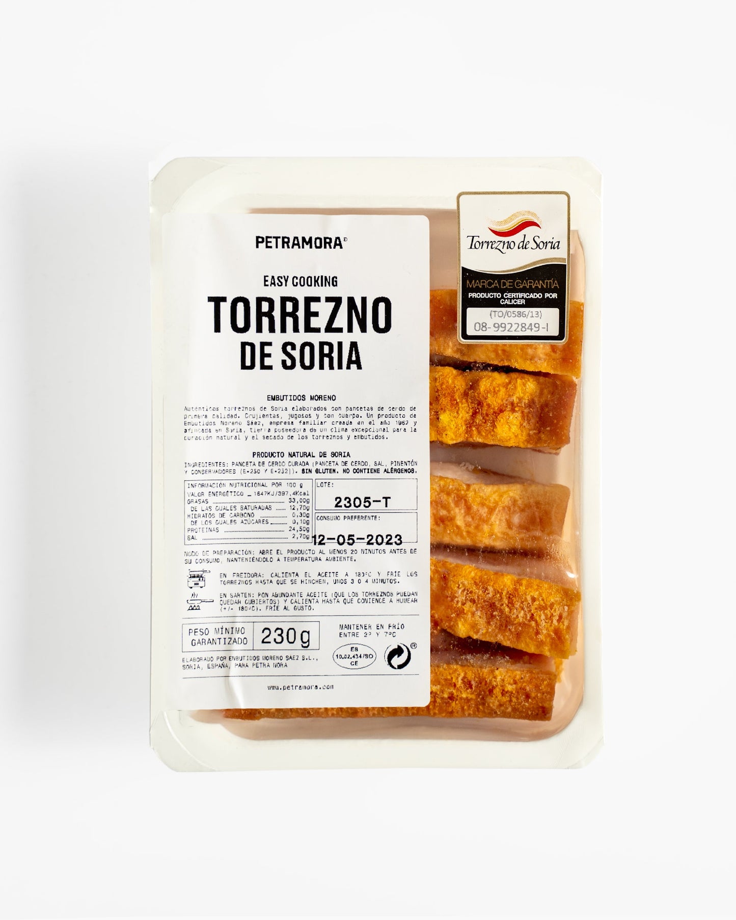 torreznos de Soria empaquetados