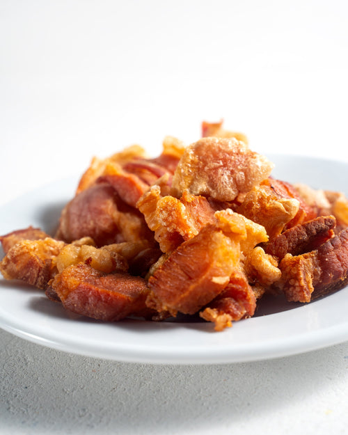 torrezno de Soria en dados