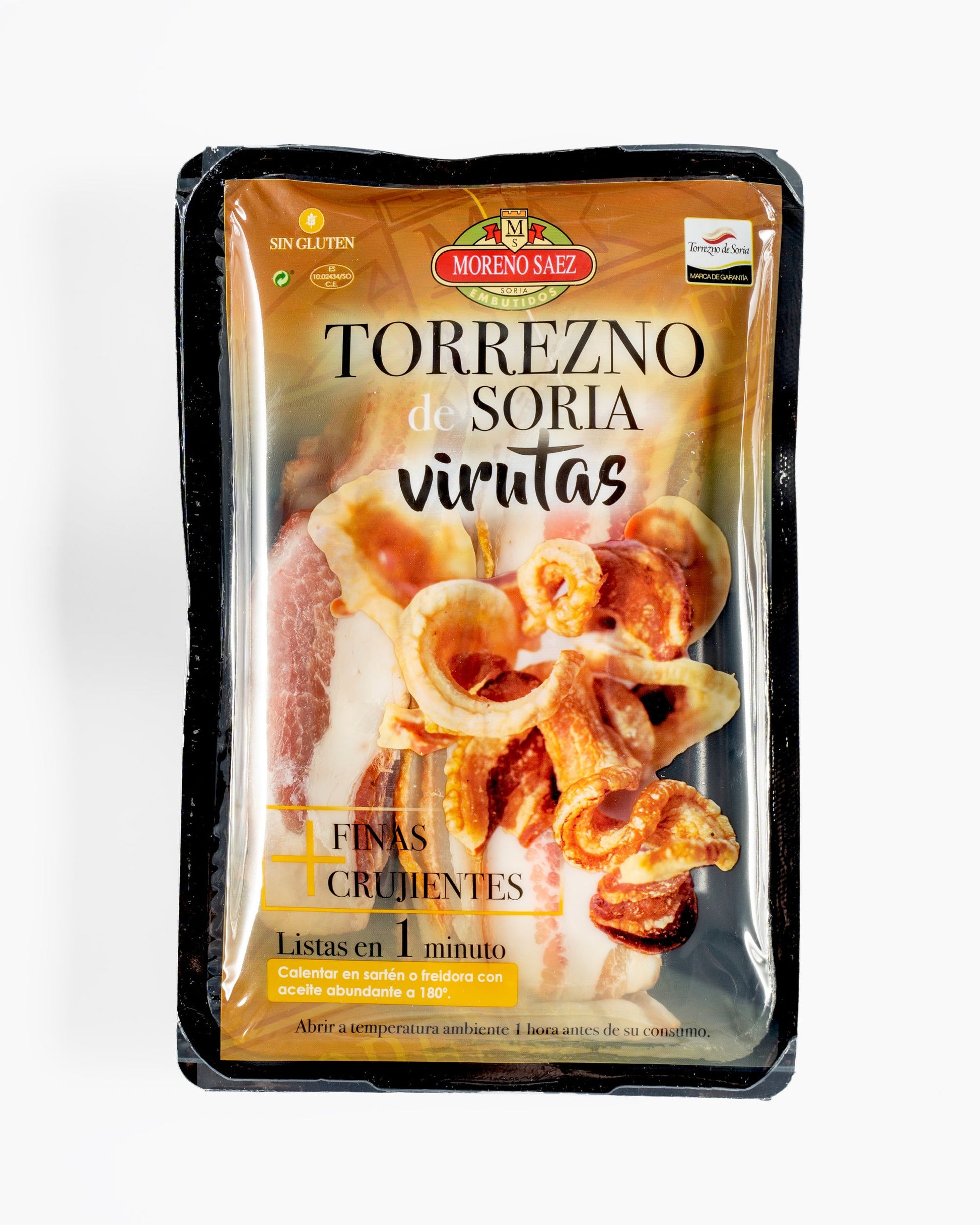 Virutas de torreznos de Soria envasadas