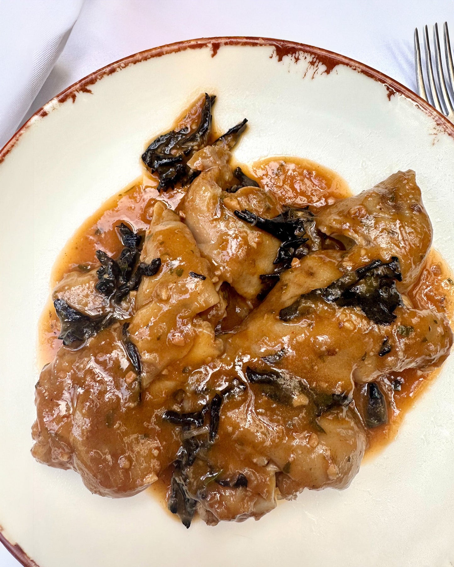 Manitas de cerdo con setas y picada 550 g