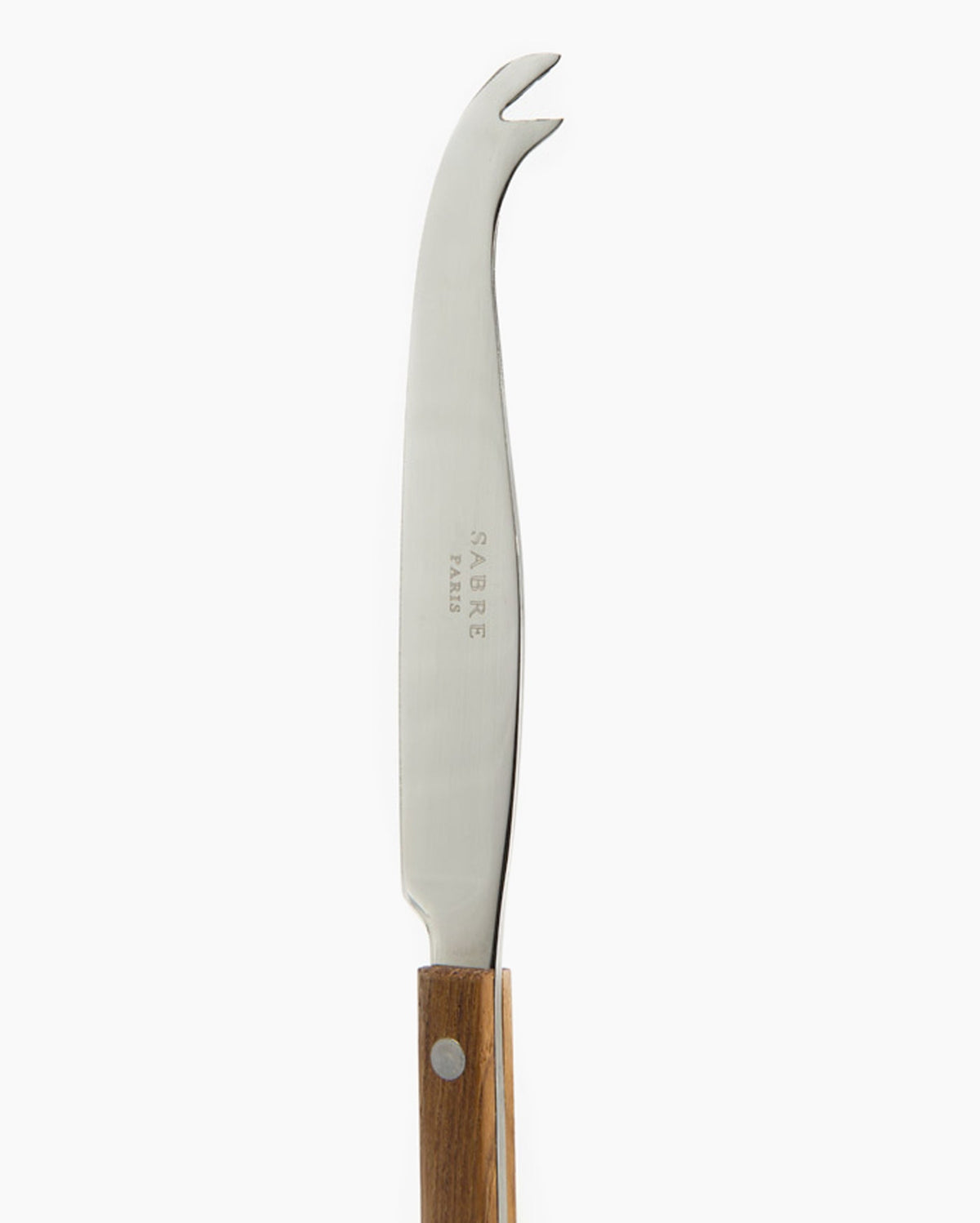 Cuchillo para queso con mango de teca