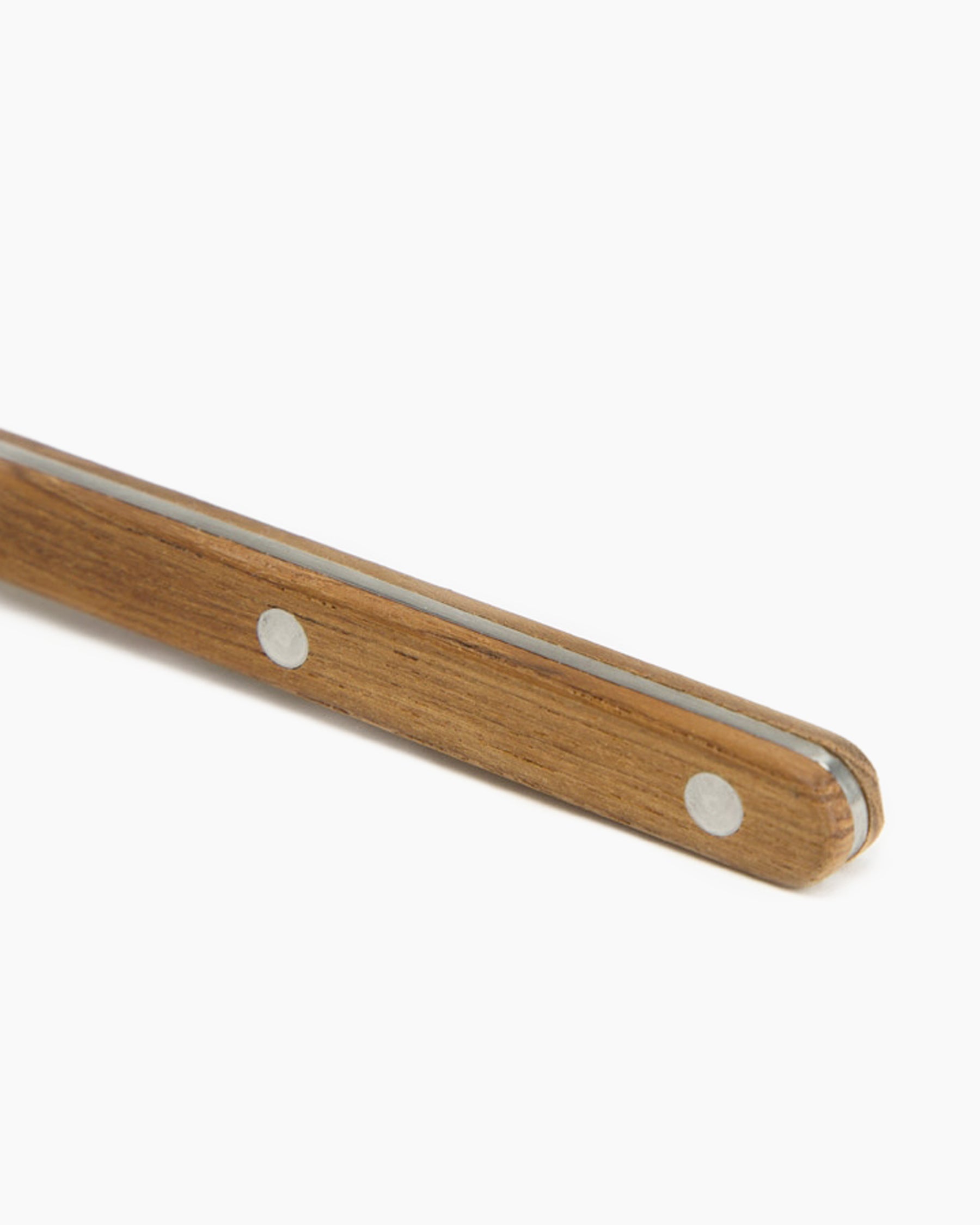 Cuchillo para queso con mango de teca