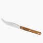 Cuchillo para queso con mango de teca