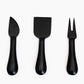 Set de queso negro acero inoxidable