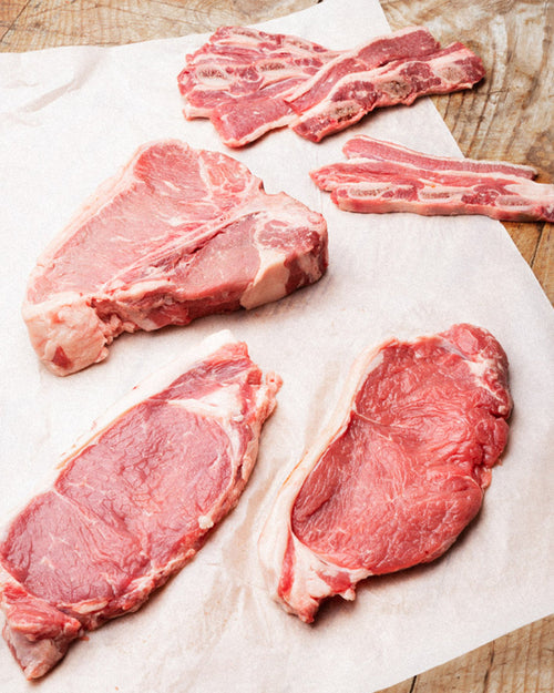 pack de carne para parrilla